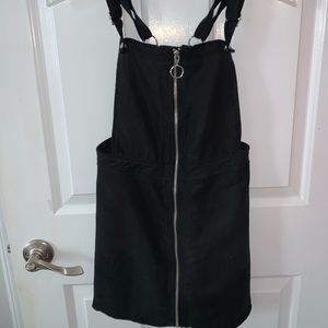 zip up, skirt overalls